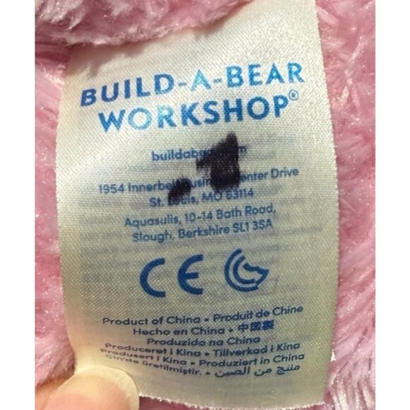 Build a Bear Sparkle Pink Disney Princess w/Crown Plush Stuffed Support Toy - Picture 13 of 16